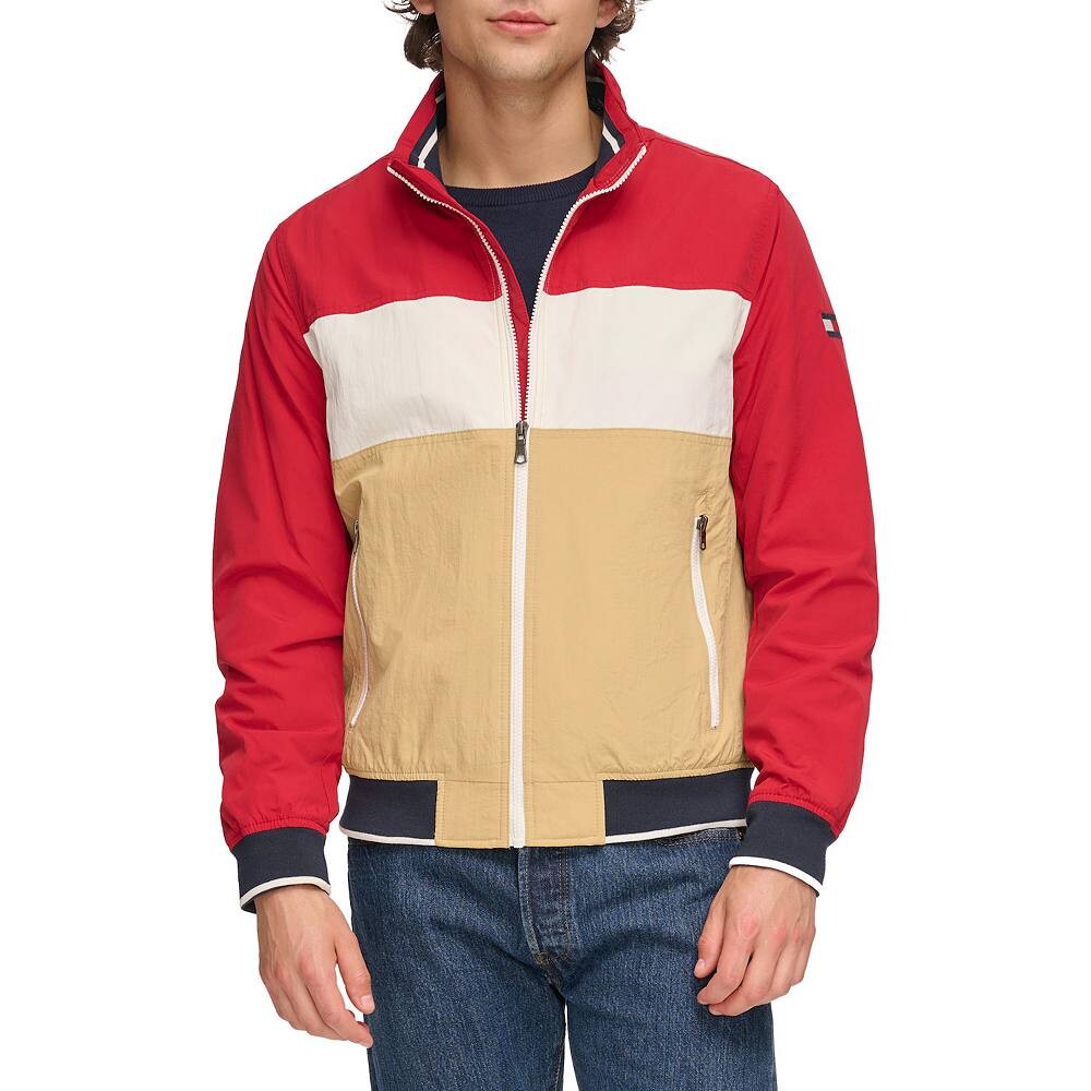 

Мужская куртка Tommy Hilfiger с воротником-стойкой, цвет Khaki