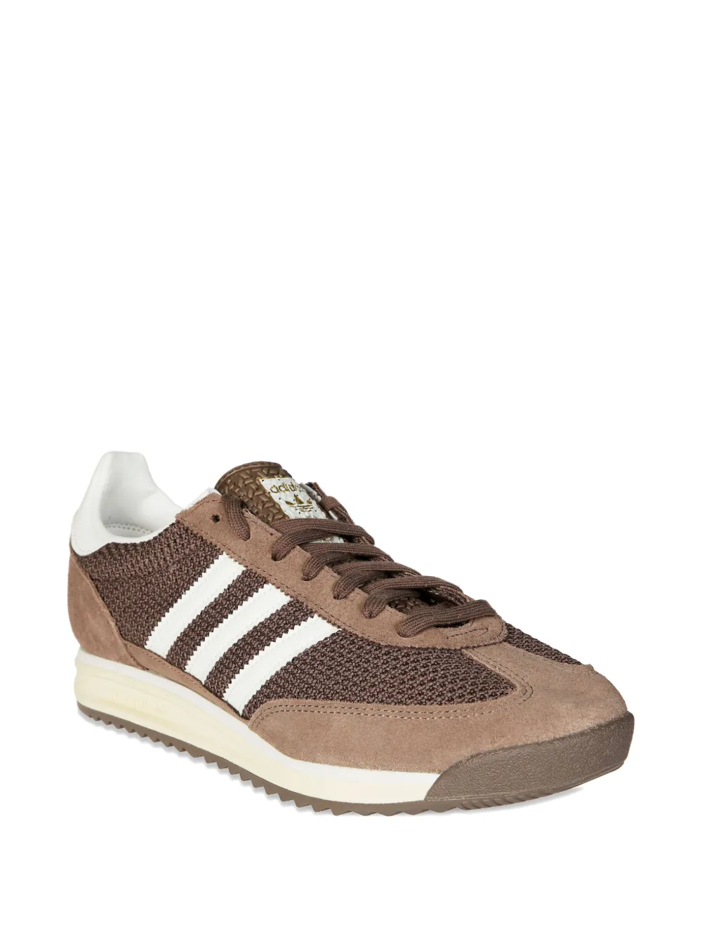 Кроссовки SL 72 с полосками adidas, коричневый — фото 2