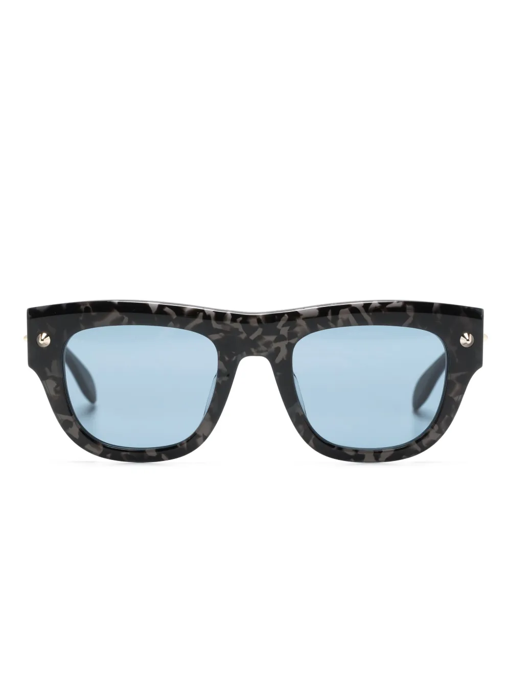 

Солнцезащитные очки с заклепками Alexander McQueen Eyewear, черный