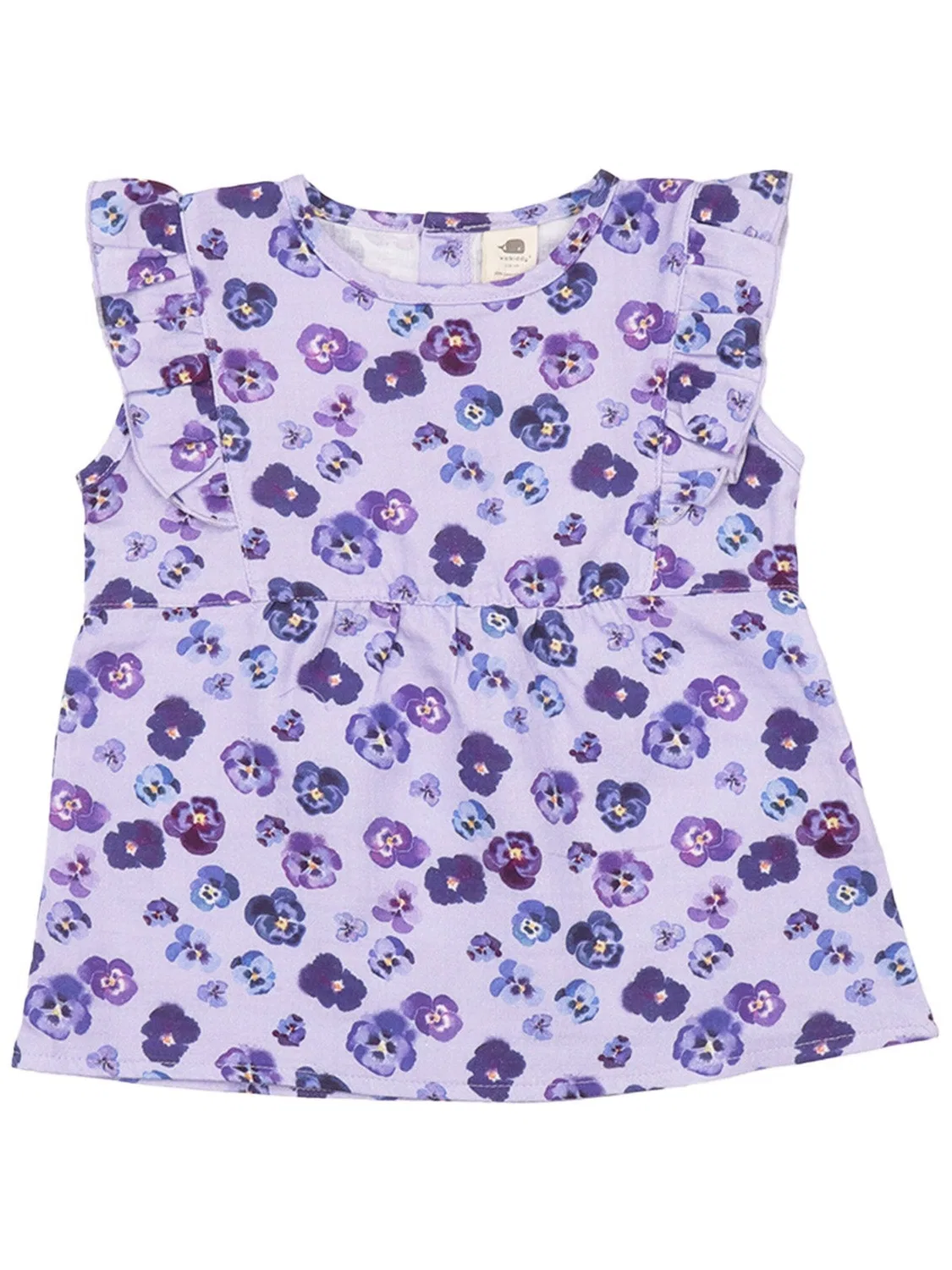Топ 'Walkiddy - Purple Violas Blouse Топ' Walkiddy, Lilac