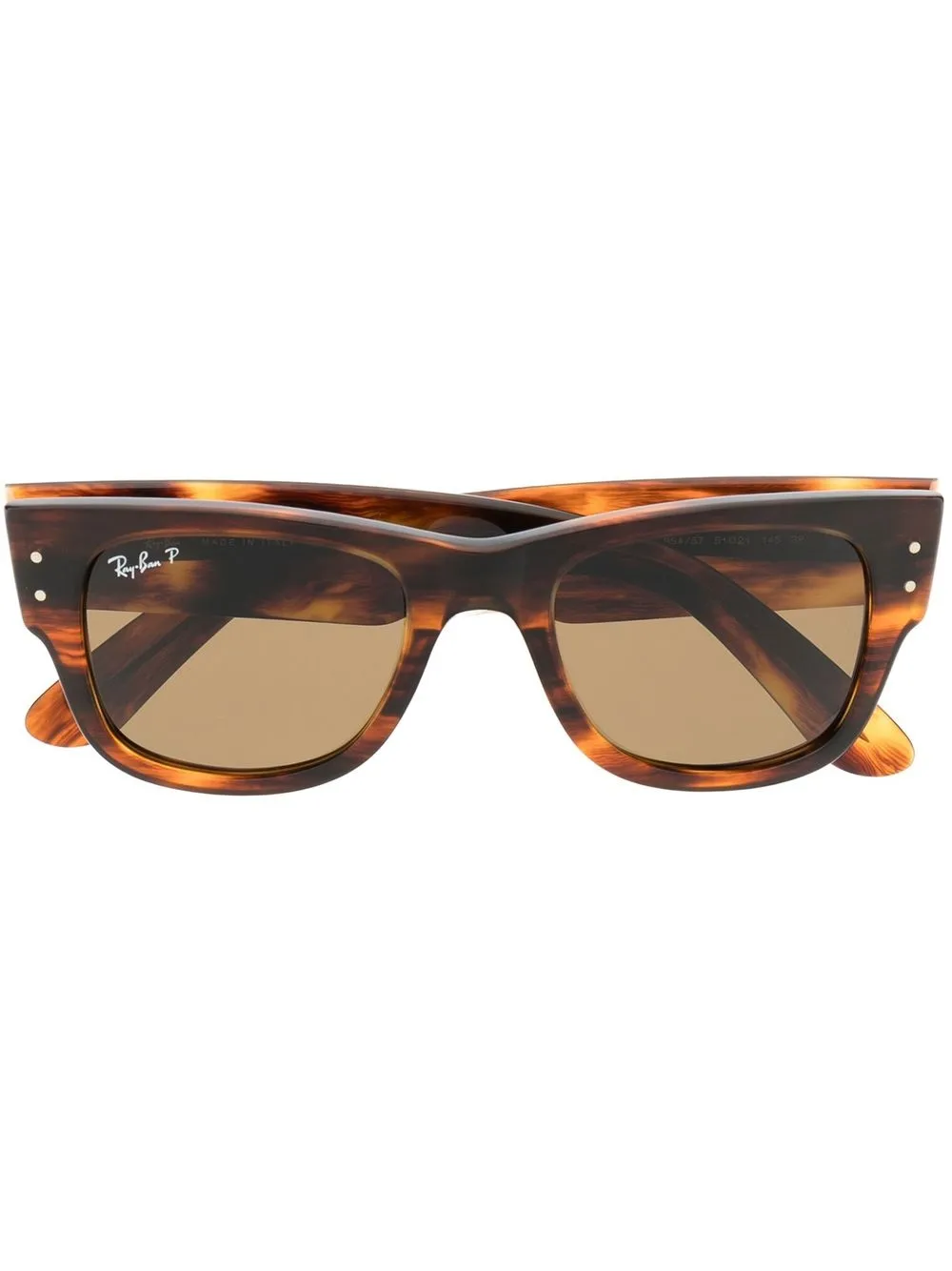 

Солнцезащитные очки в прямоугольной оправе Ray-Ban, коричневый