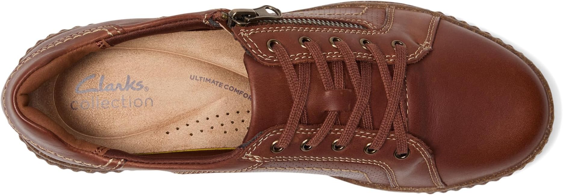 Кроссовки Clarks Caroline Janna, цвет Tan Leather — фото 2