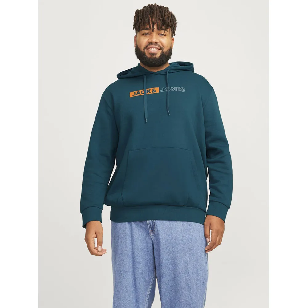 

Худи Jack & Jones Corp Logo Play Plus Size, зеленый/синий