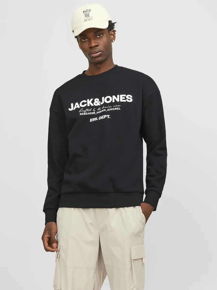 

Толстовка Jack & Jones "JJGALE SWEAT O-NECK", черный