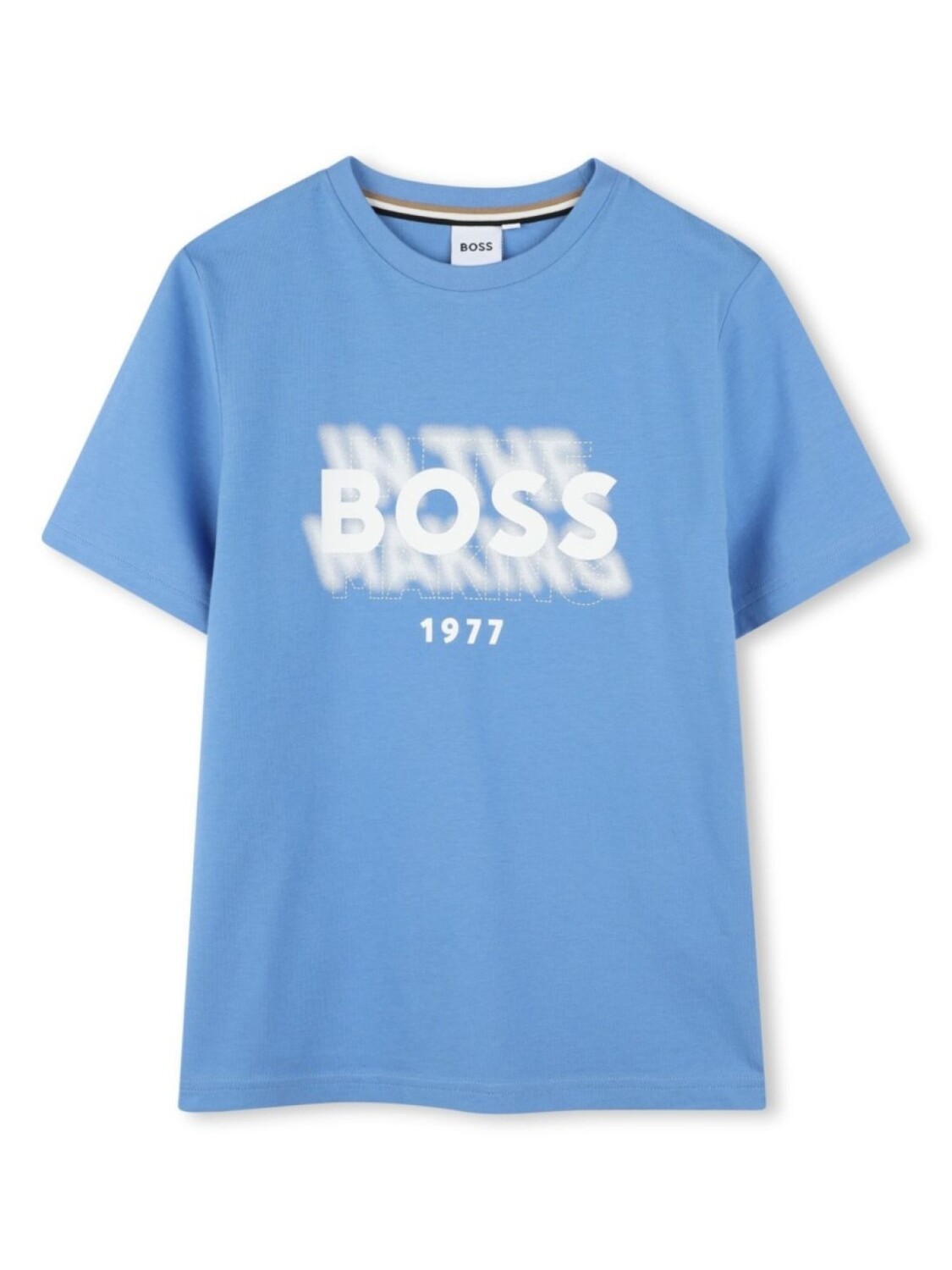 

BOSS Kidswear футболка с логотипом, коричневый