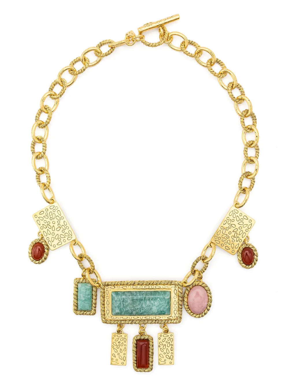 

Ожерелье Малли из нескольких камней Aurelie Bidermann, золотой