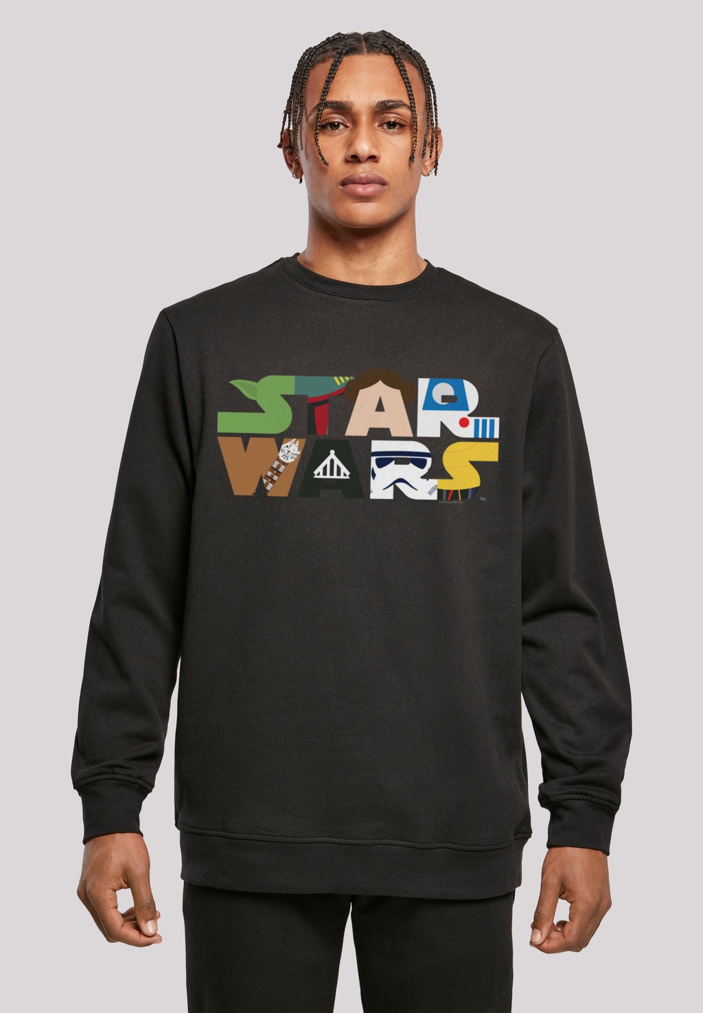 

Толстовка STAR WARS CHARACTER LOGO F4NT4STIC, черный