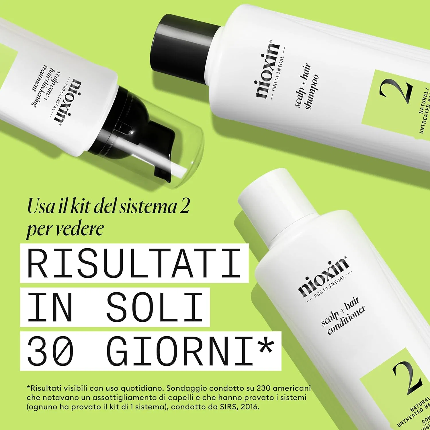 Набор для утолщения волос Scalp + Hair Thickening System 2 от Nioxin Nioxin — фото 3