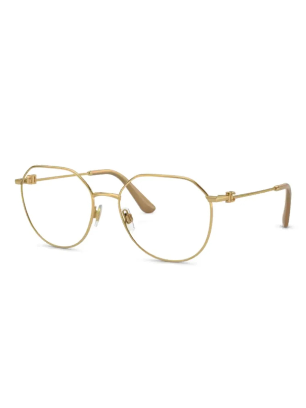 

Dolce & Gabbana Eyewear очки в круглой оправе, золотой