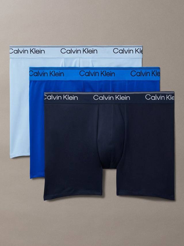 

Боксеры-слипы Calvin Klein, Pack of 3, Shoreline/ Royalty