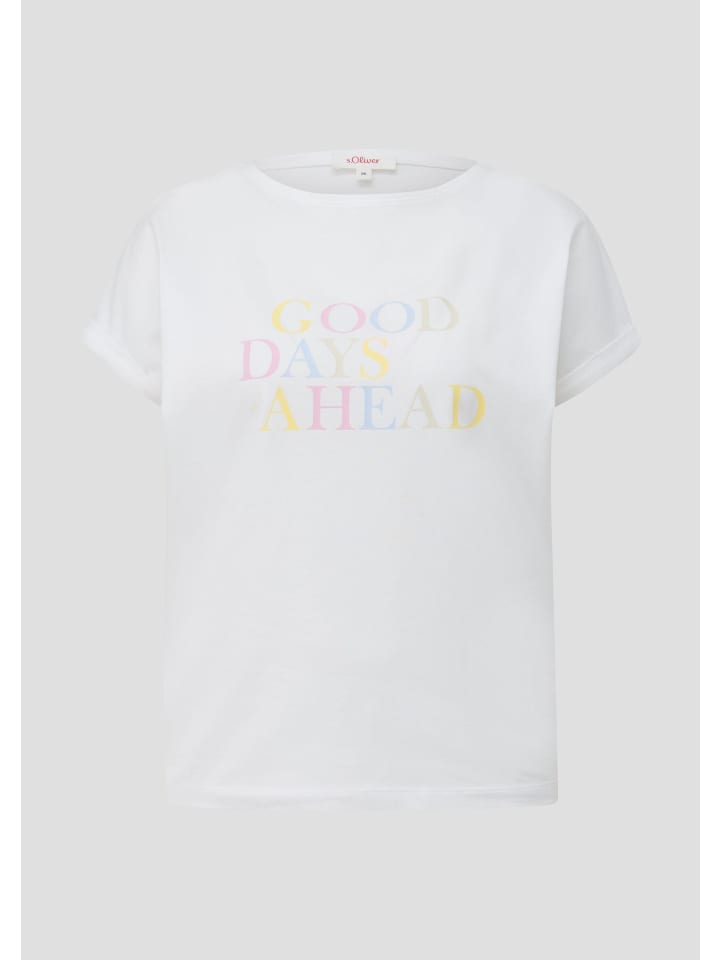 

s.Oliver Футболка цвета 01E1_белый