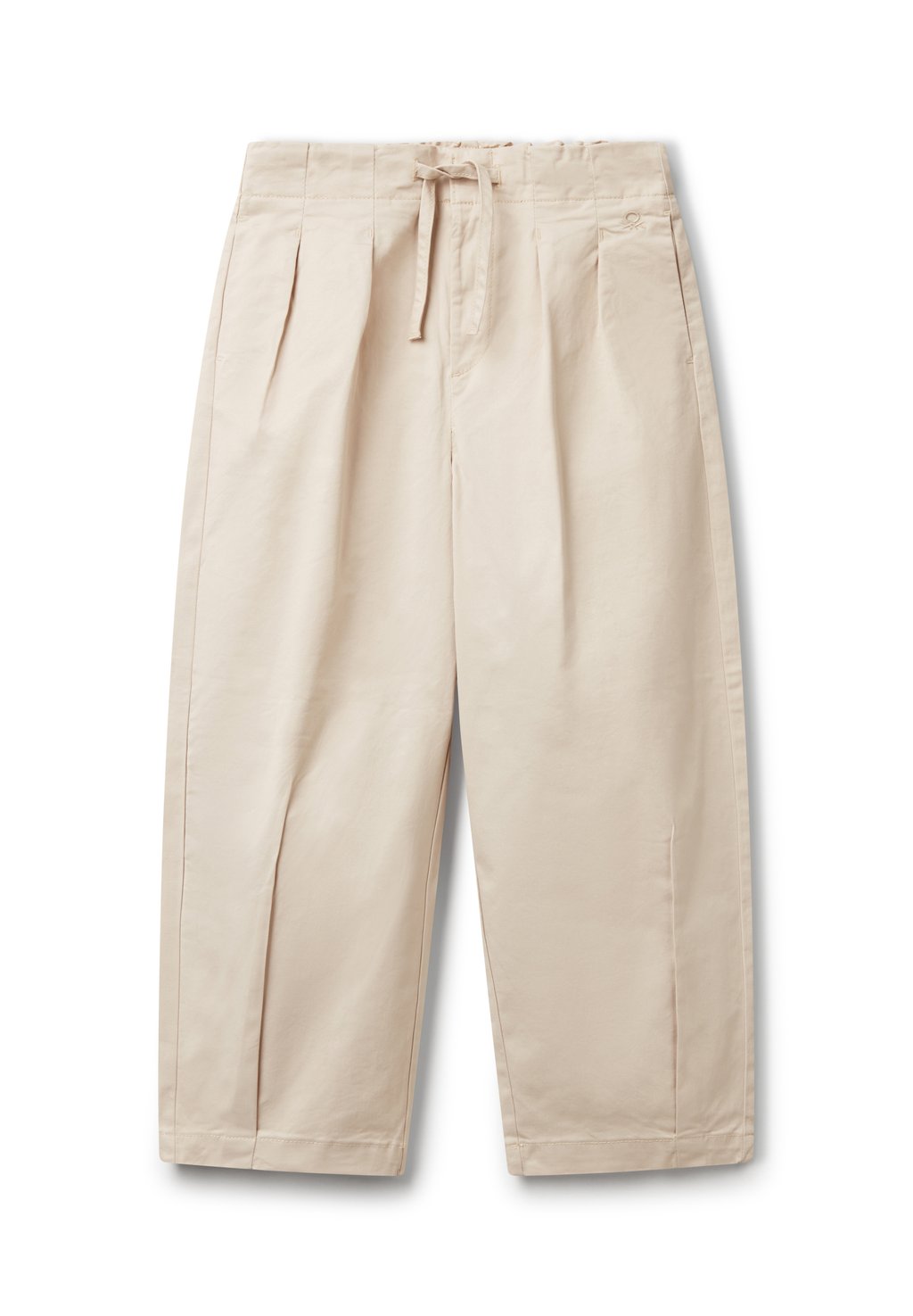 

Брюки WITH PLEATS United Colors of Benetton, бежевый