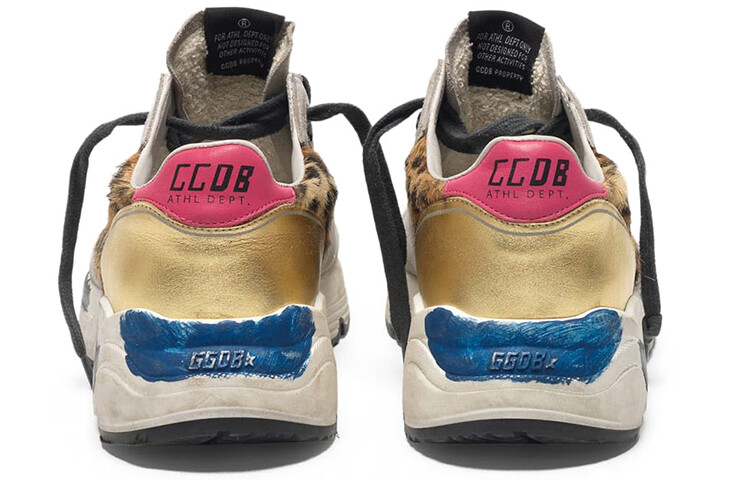 Кроссовки для бега Sole Lifestyle женские с низким верхом серые Golden Goose — фото 3