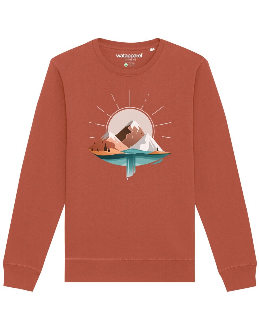 

Свитер Watapparel Sweatshirt Sunrise & Lake, цвет auburn