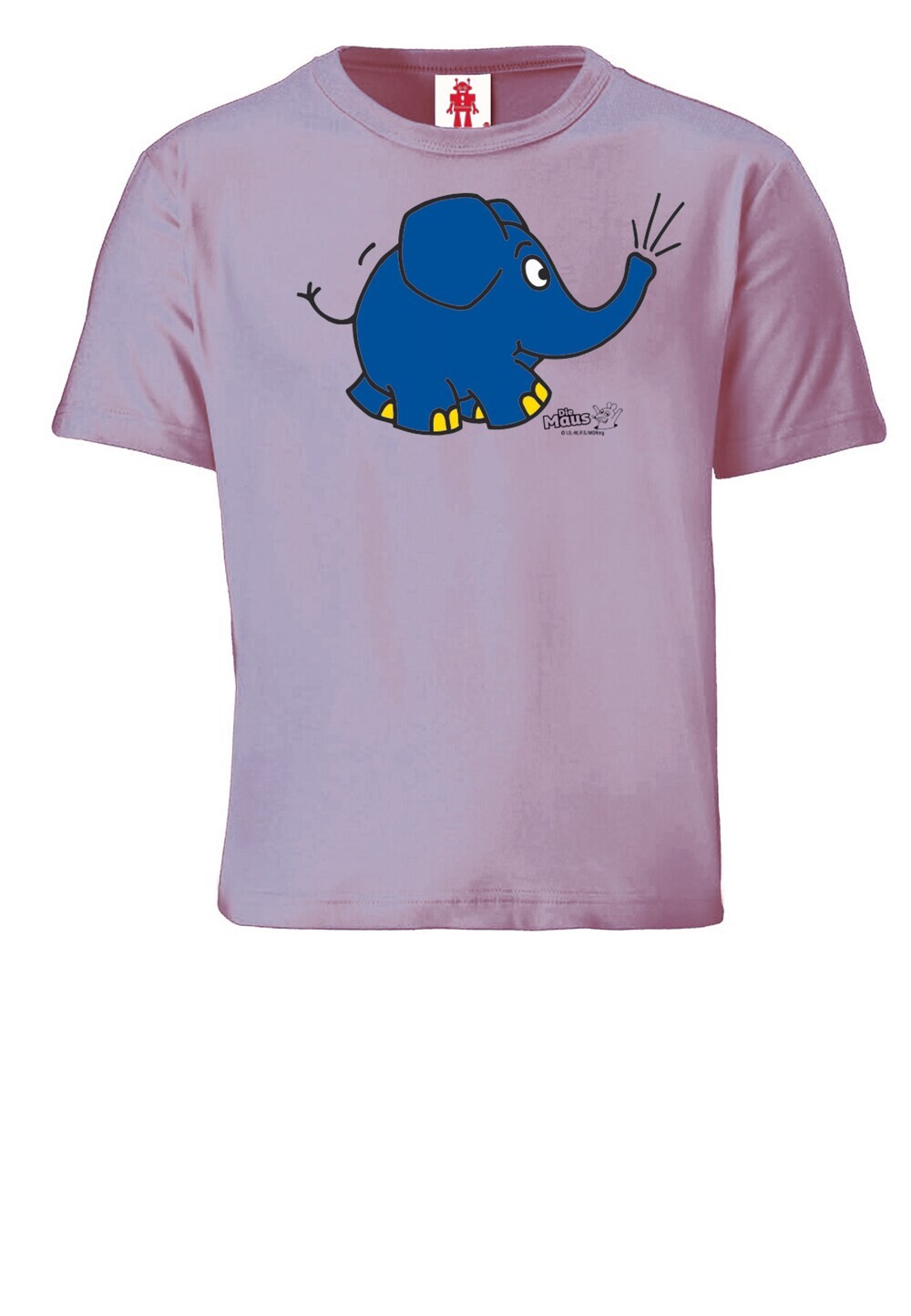 

Рубашка Logoshirt Die Sendung mit der Maus - Elefant Törö, фиолетовый