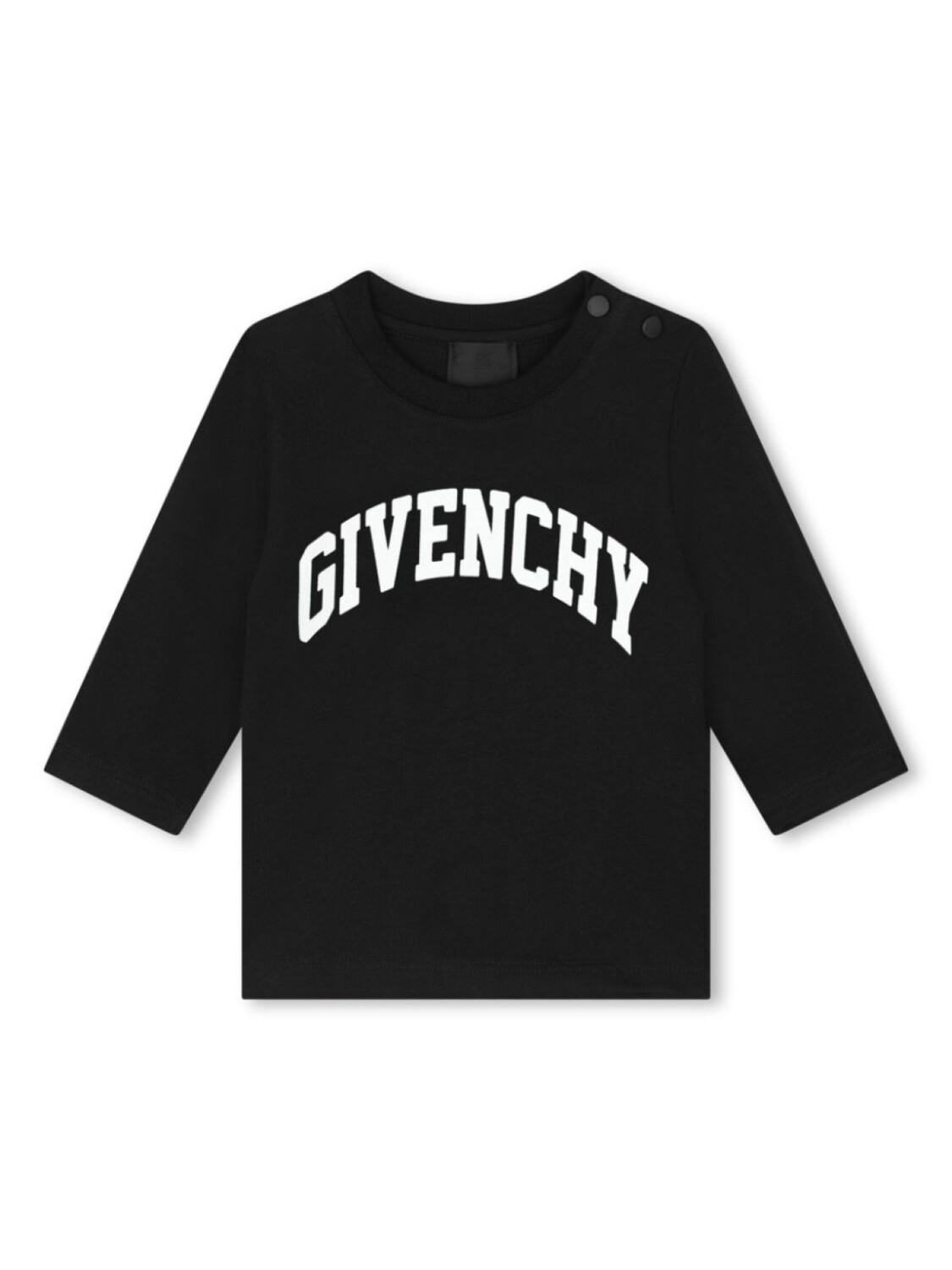 

Givenchy Kids лонгслив с логотипом, черный