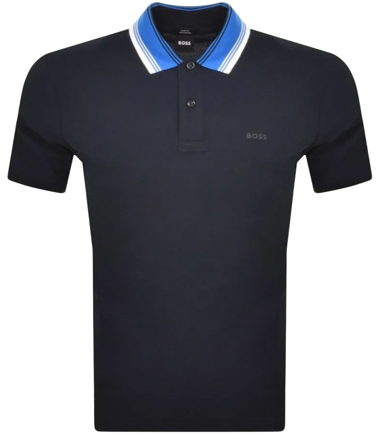 

Hugo Boss Phillipson Slim Fit Хлопковая рубашка-поло пике 118 404-Темно-синий, синий