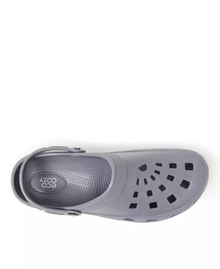 Мужские экологичные клоги EcoCozy Sustainable Clog Dearfoams, серый — фото 3