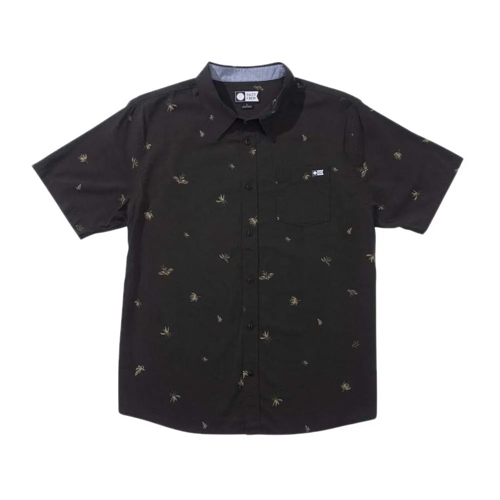 

Рубашка с коротким рукавом Salty Crew Small kine woven, черный