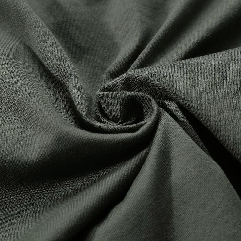 Футболка с короткими рукавами мужская армейского зеленого цвета EMPORIO ARMANI — фото 4