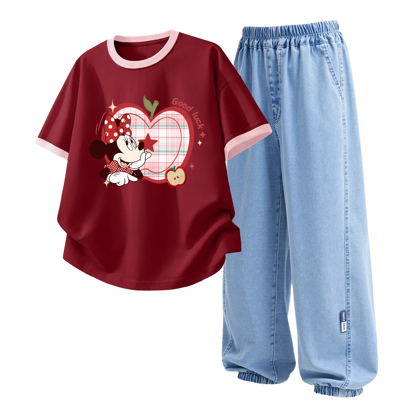 Детский спортивный костюм Disney Casual Sportswear 2 Piece Set, красно-голубой — фото 3