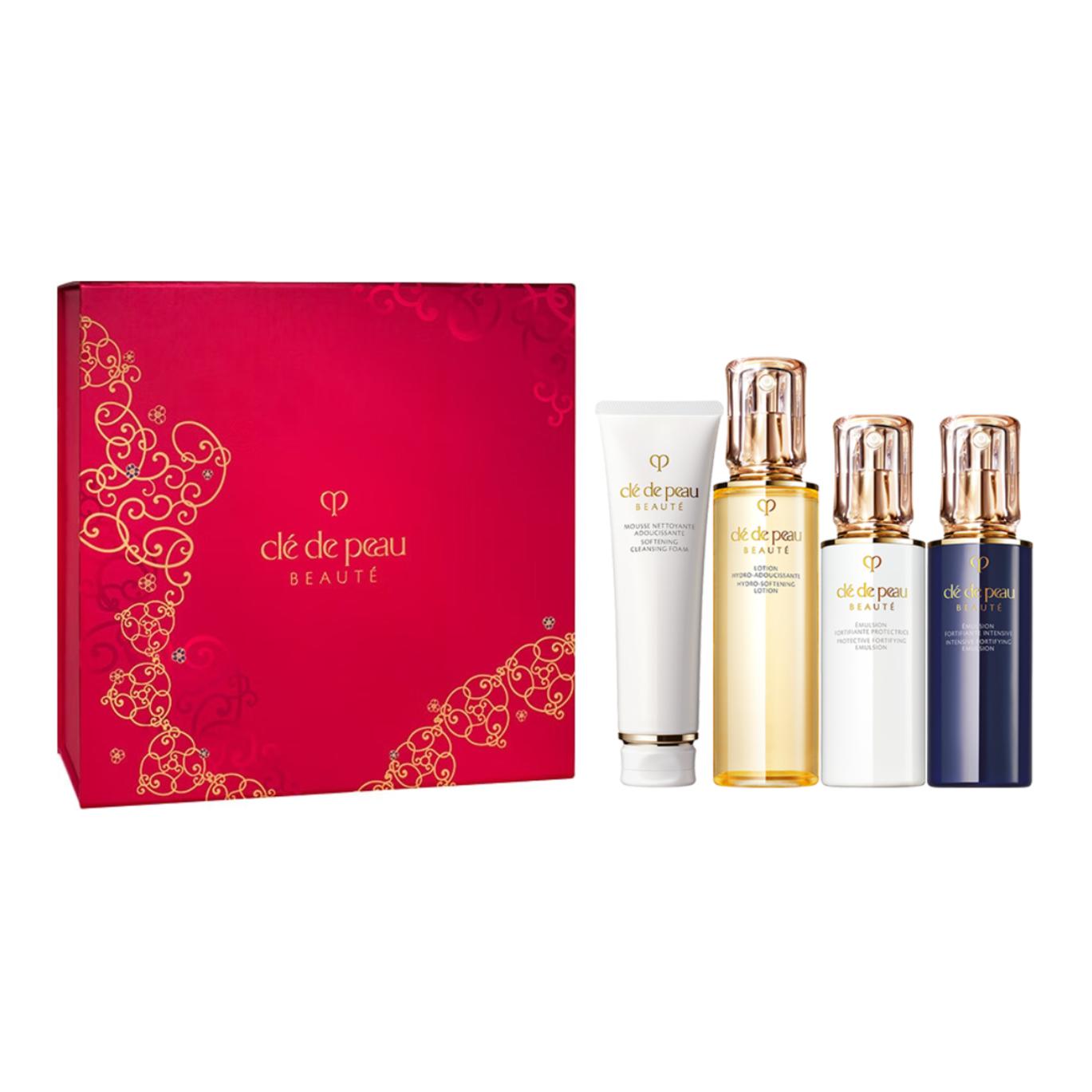 

Набор для ухода за кожей radiance revival box с лифтинг-эффектом, комплект из 4 предметов Clé De Peau Beauté