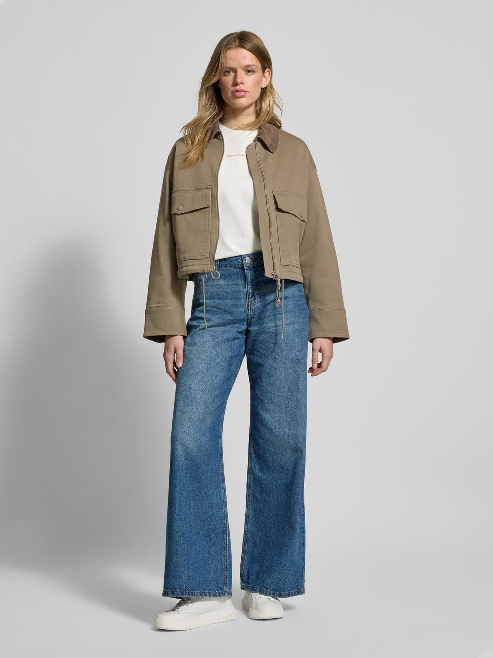 

Куртка с двухсторонней молнией Marc O'Polo Denim, оливковый