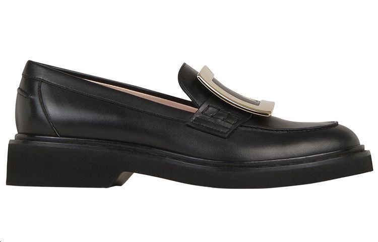 Вивь Рейнджерс Лоферы с пряжкой Женские Roger Vivier, Черный — фото 2