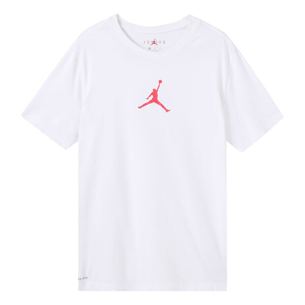 

Футболка jumpman с принтом логотипа пуловер круглый вырез короткий рукав Air Jordan, белый