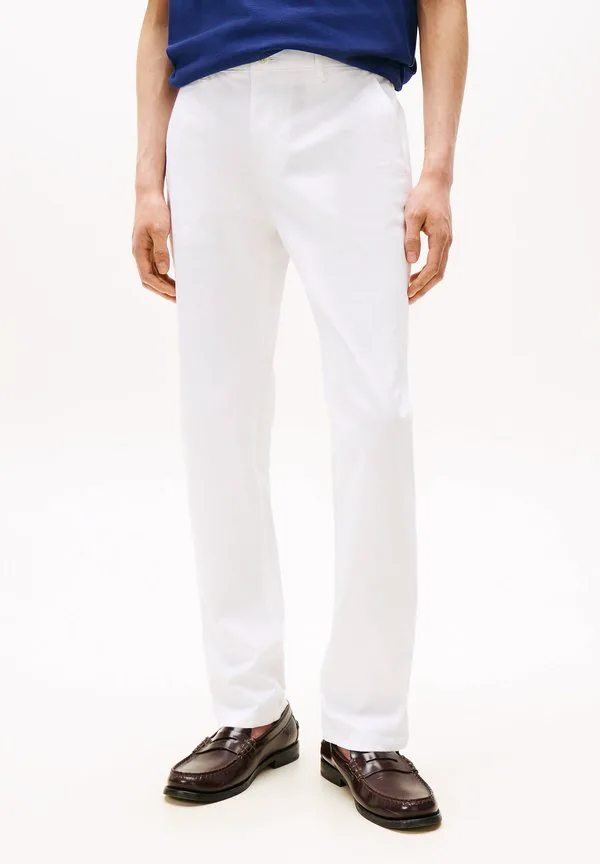 Брюки-Чиносы прямого кроя из саржи denton Tommy Hilfiger, Th Optic White — фото 3