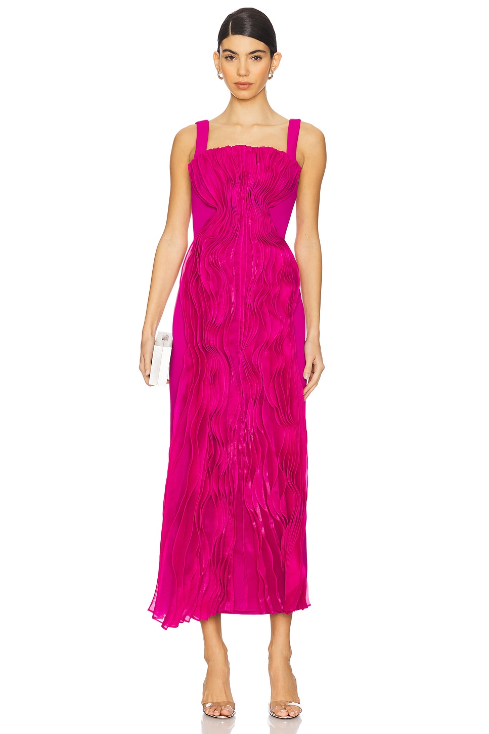 

Midi-платье Wigbeth от Acler, electric plum