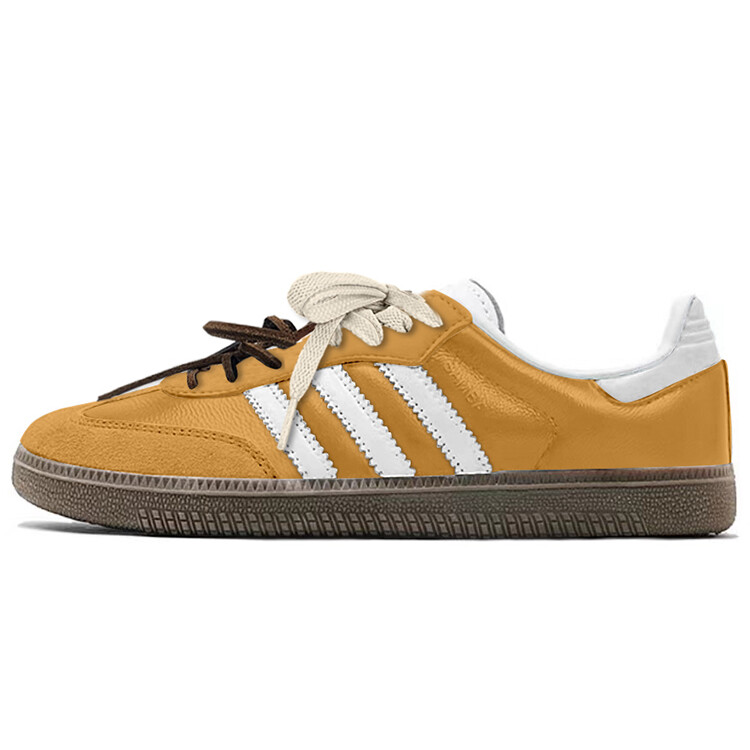 

Кроссовки adidas originals SAMBA OG Skateboarding Shoes Unisex Low-top White, желтый