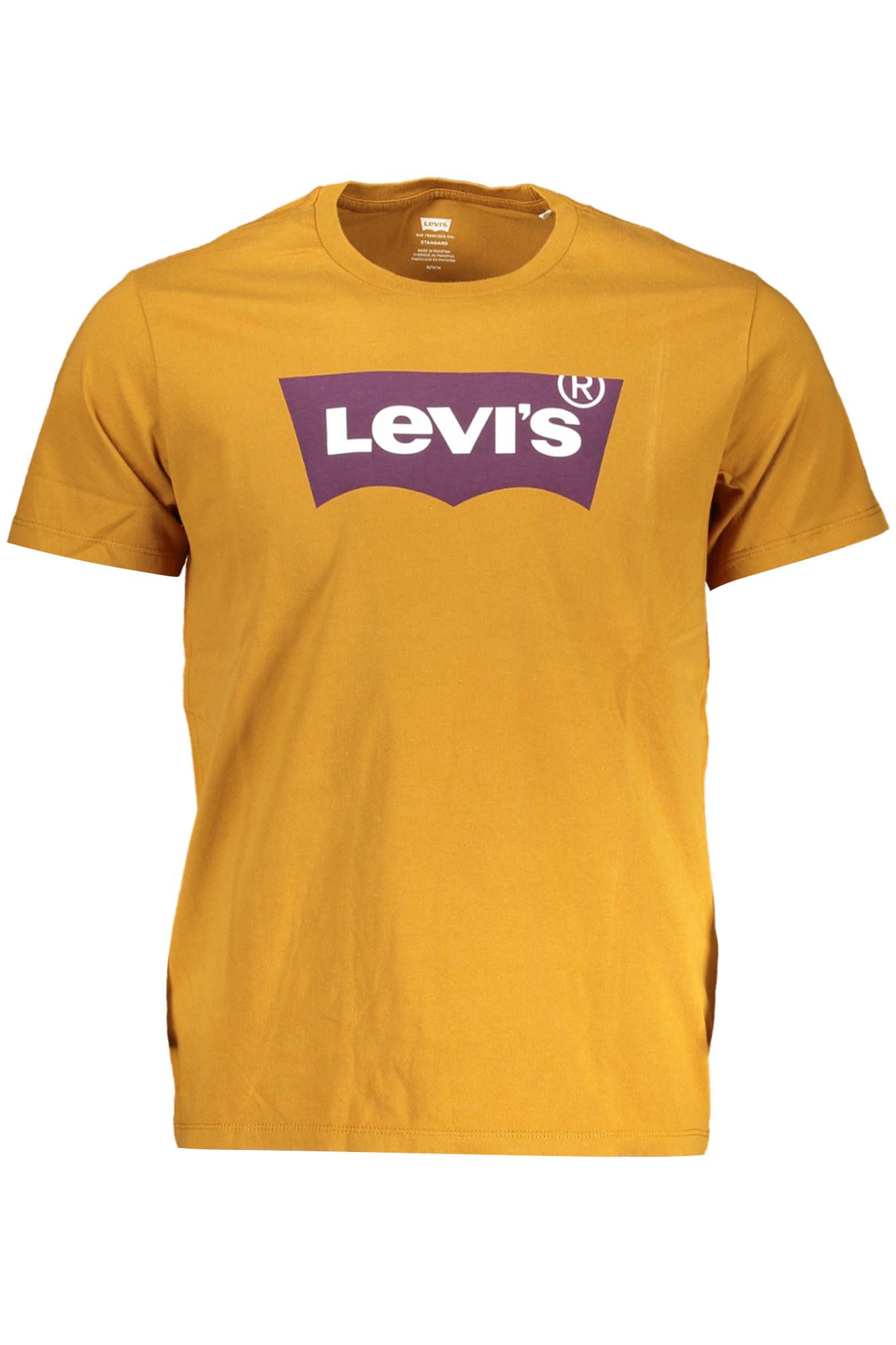 

Коричневая хлопковая мужская футболка Levi´s