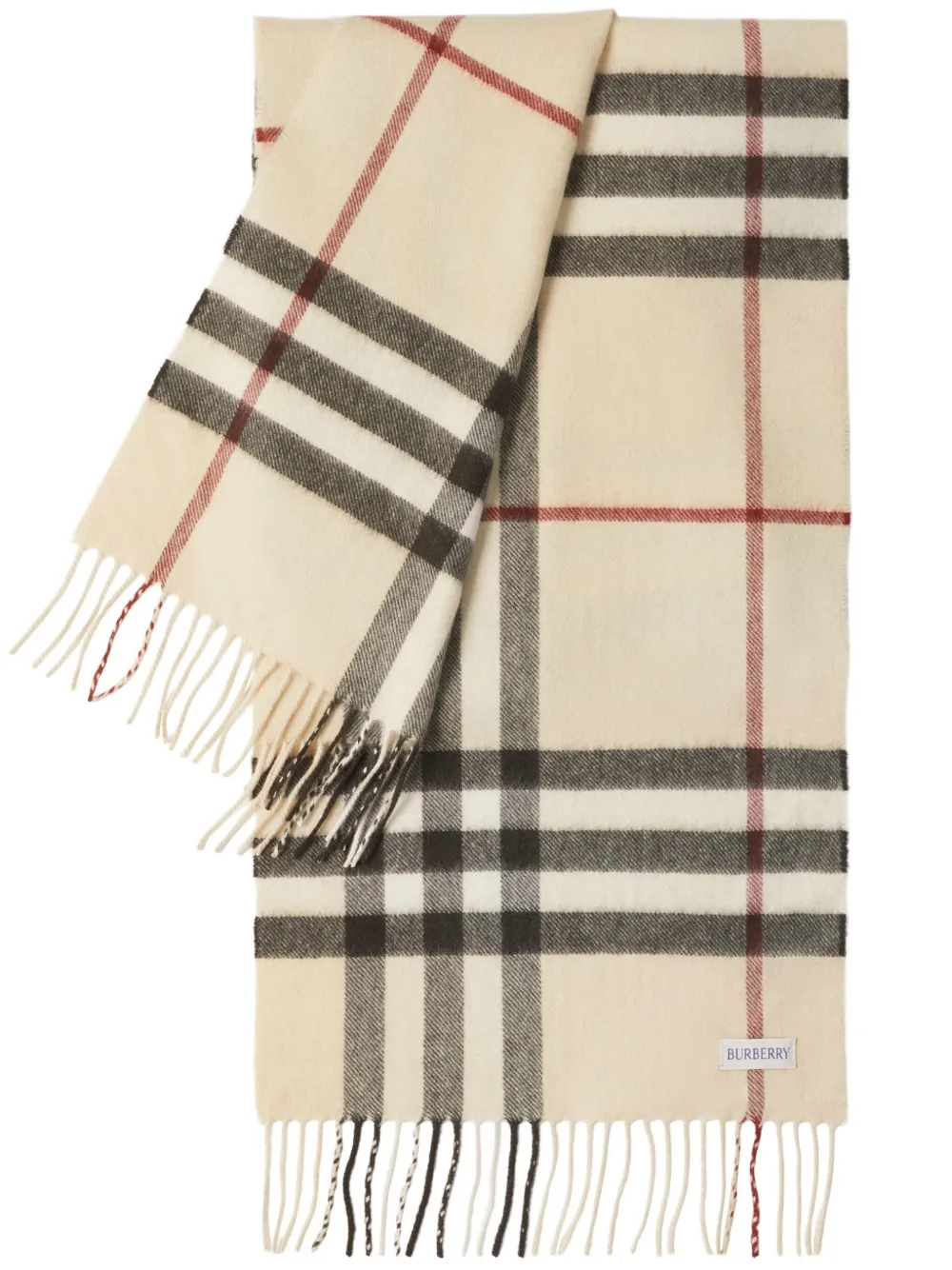 

Кашемировый шарф в клетку The Burberry Check, нейтральный
