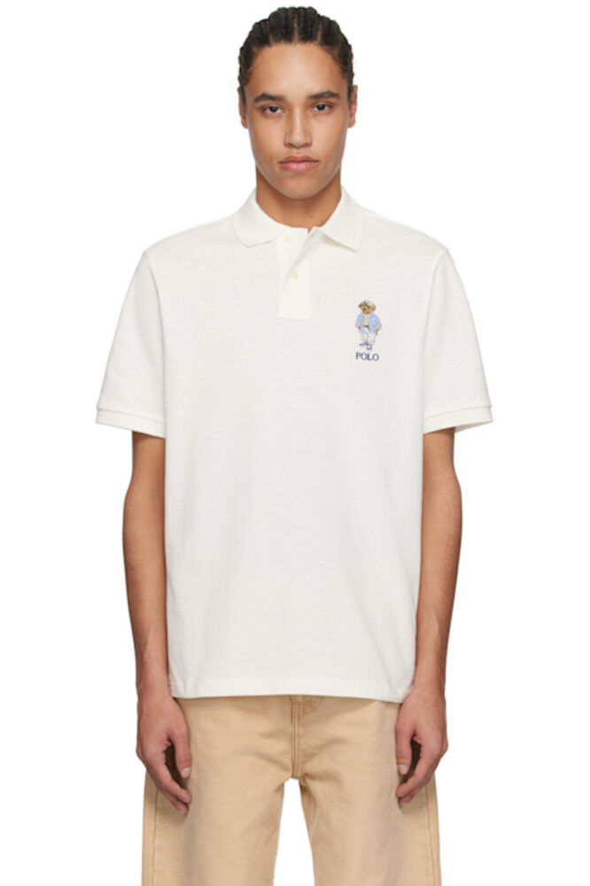 

Белая рубашка-поло Artisan с коротким рукавом Polo Ralph Lauren