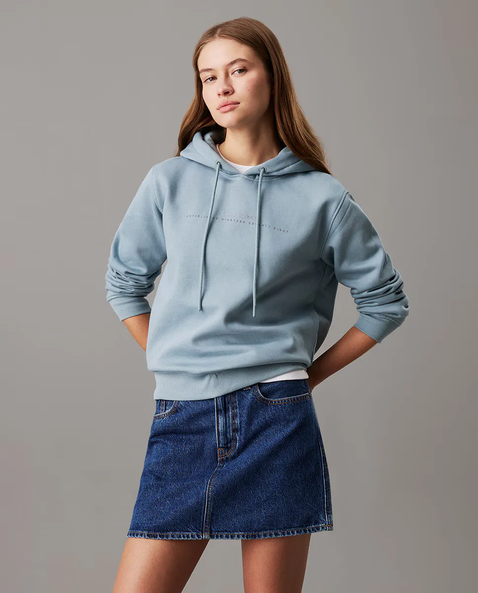 

Женская худи оверсайз Calvin Klein Jeans, темно-серый