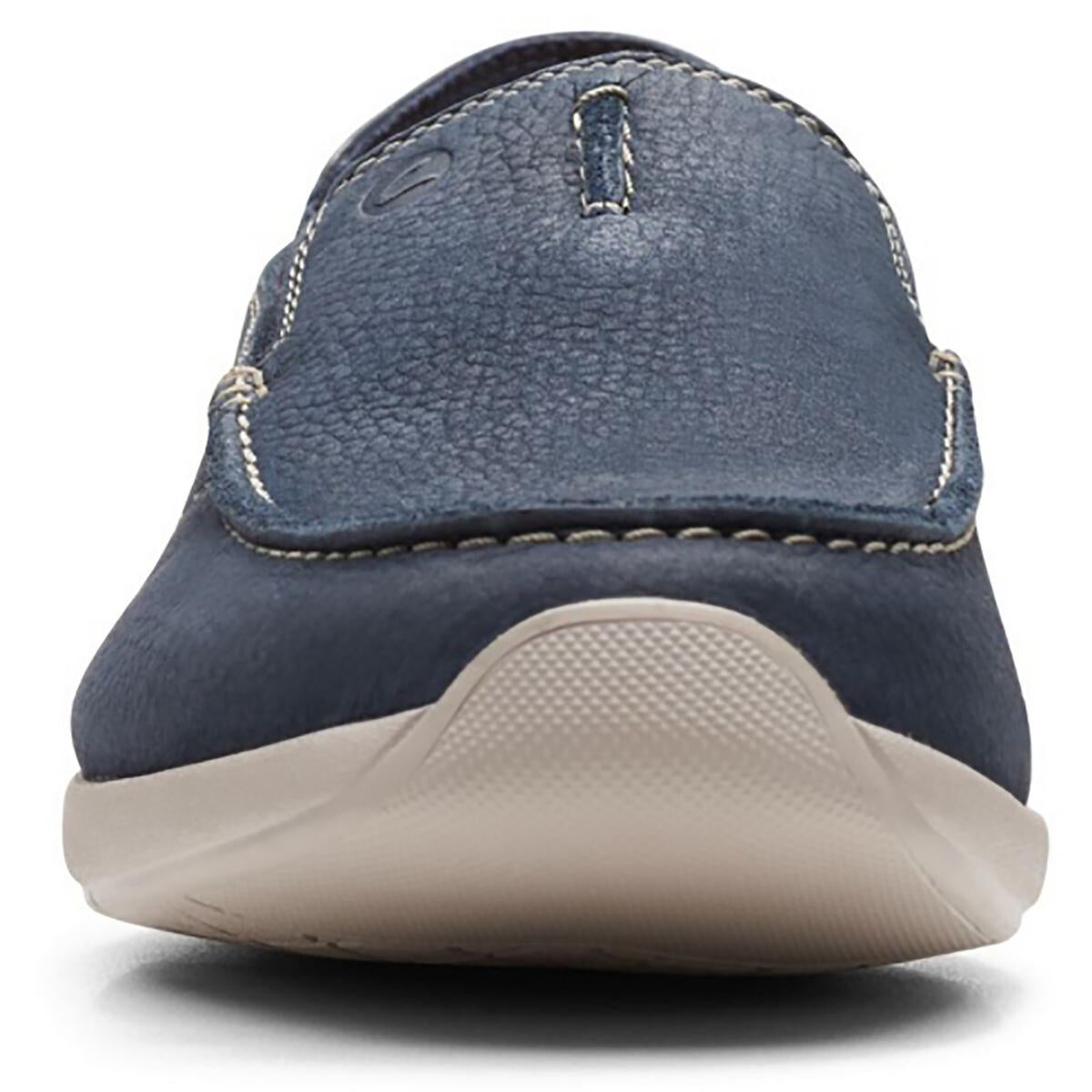 

GORWIN STEP Мужские лоферы из синтетической замши Clarks, цвет Navy Nubuck