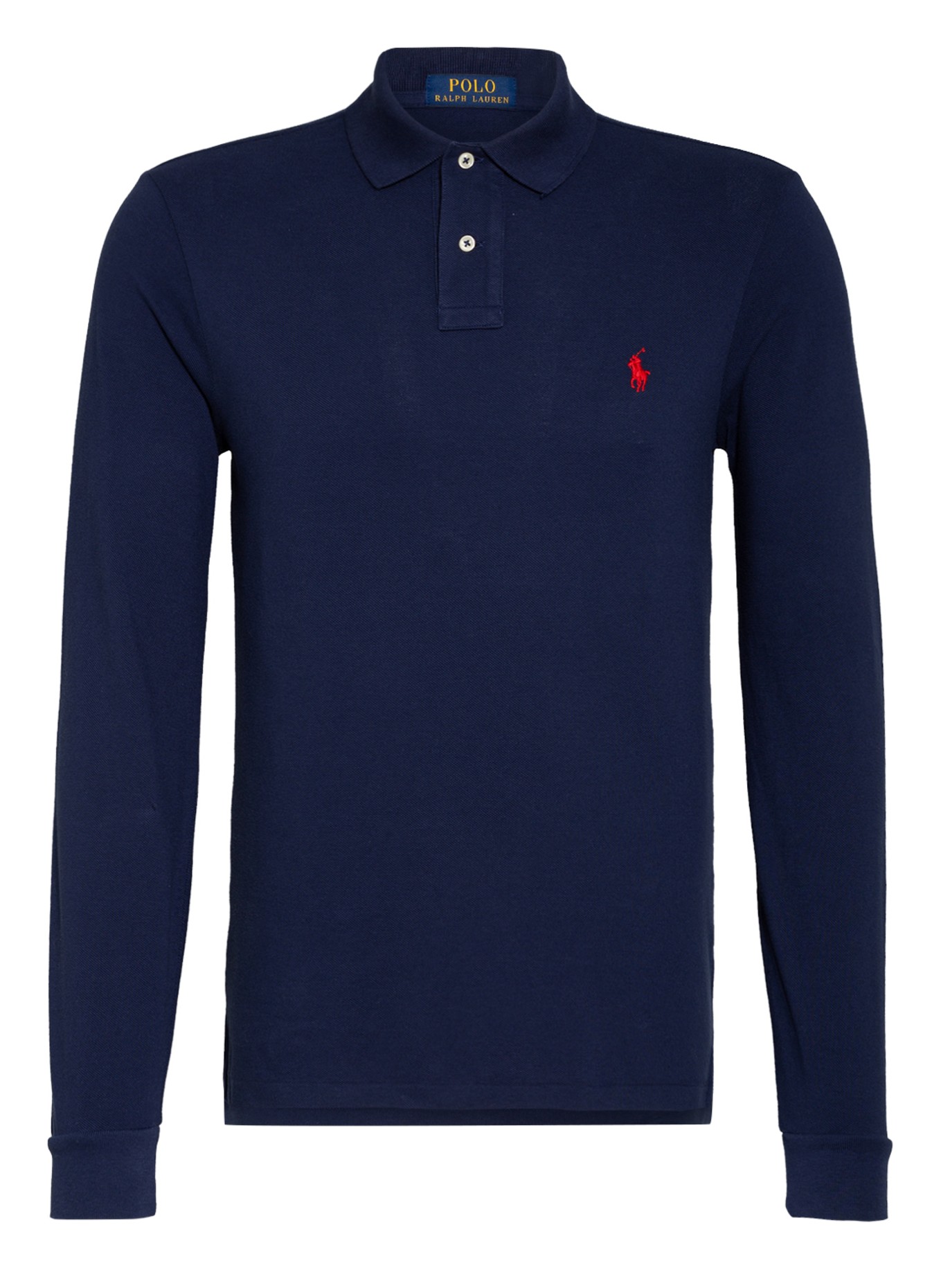 

Рубашка поло POLO RALPH LAUREN Piqué Slim Fit, темно-синий