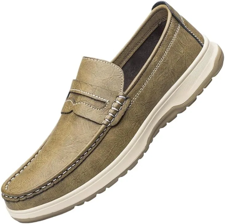 Лоферы мужские, дышащие, Khaki Fusecottc