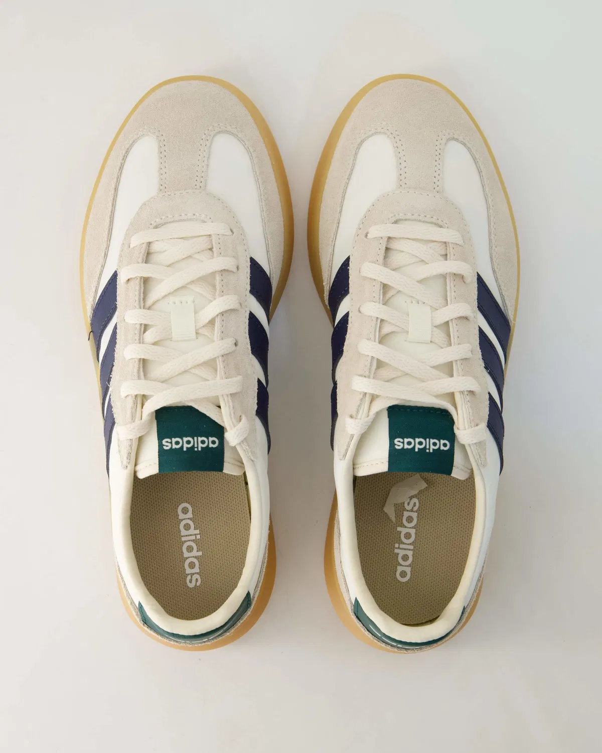 Sneakers Low, кожа и текстиль, Adidas, бежевый — фото 4
