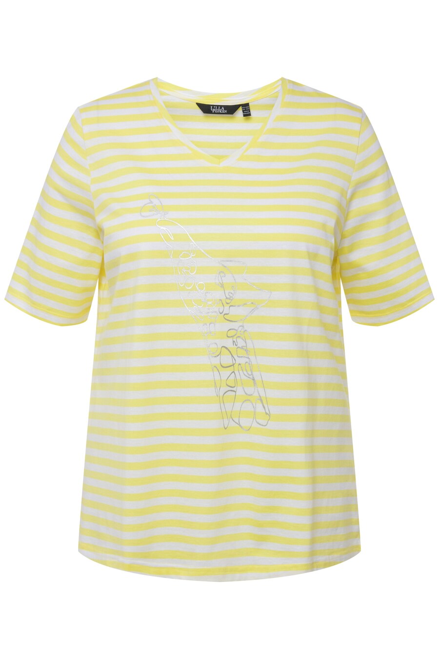 

Рубашка Ulla Popken, лимонно-желтый