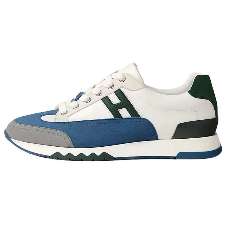 

HERMES Кроссовки Trail Low Top Casual, мужские, синие