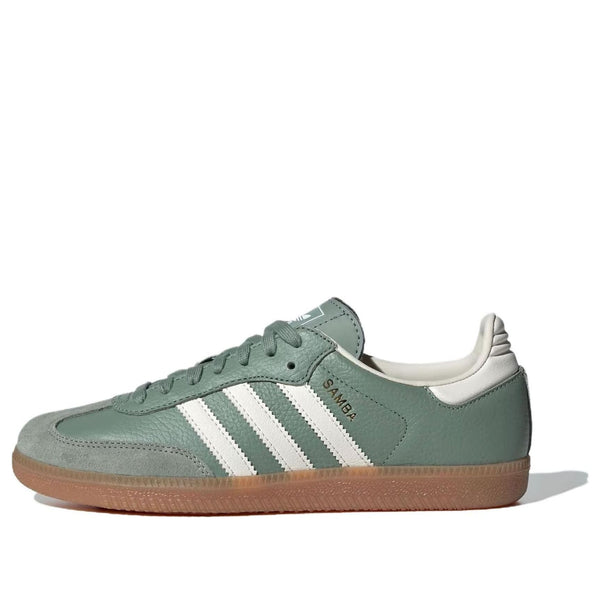 

Кроссовки (WMNS) Adidas Originals Samba OG Shoes 'Silver Green', зеленый дубль