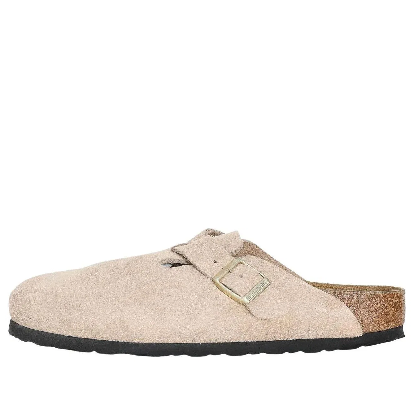 Сандалии Birkenstock Boston из замши, модель 'Sandcastle', бежевый