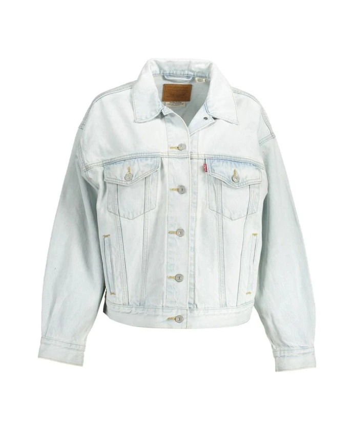 

Джинсовая куртка с эффектом потертости и множеством карманов. Levi'S, синий