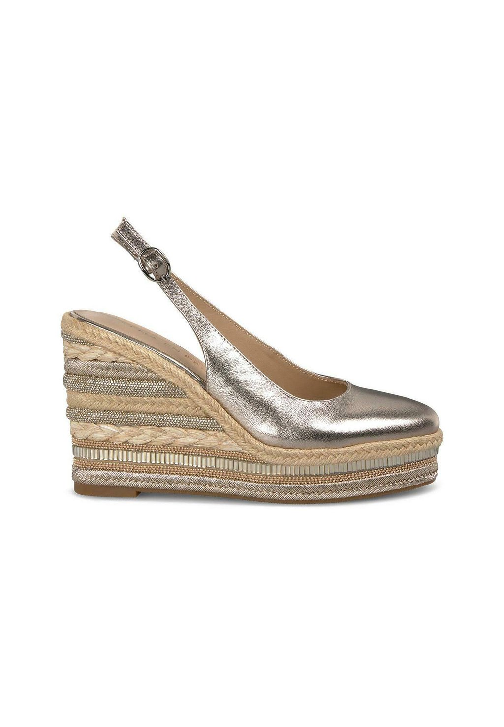 Босоножки на платформе CON REDONDEADA Y CIERRE CON HEBILLA - High heels Alma en Pena, цвет Bronce — фото 2