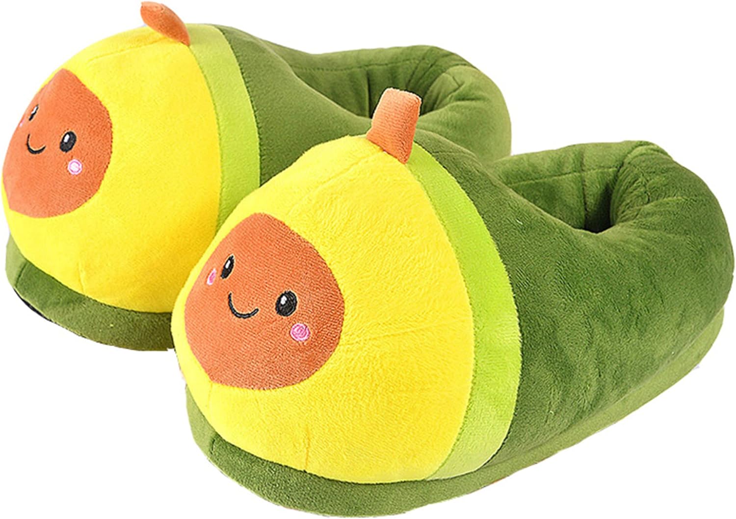 

HengQiu Свинья Животное Теплый зимний дом Женский хомяк-акула Тапочки, зеленый