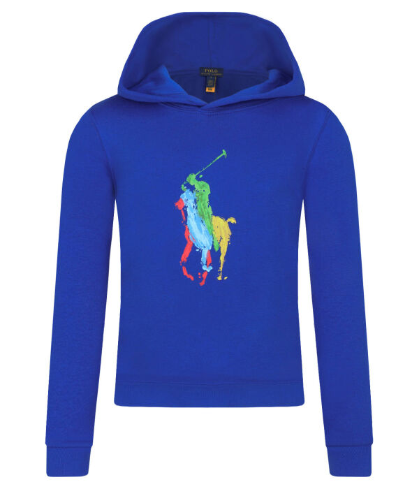 

Толстовка детская Polo Ralph Lauren с цветным логотипом, синий