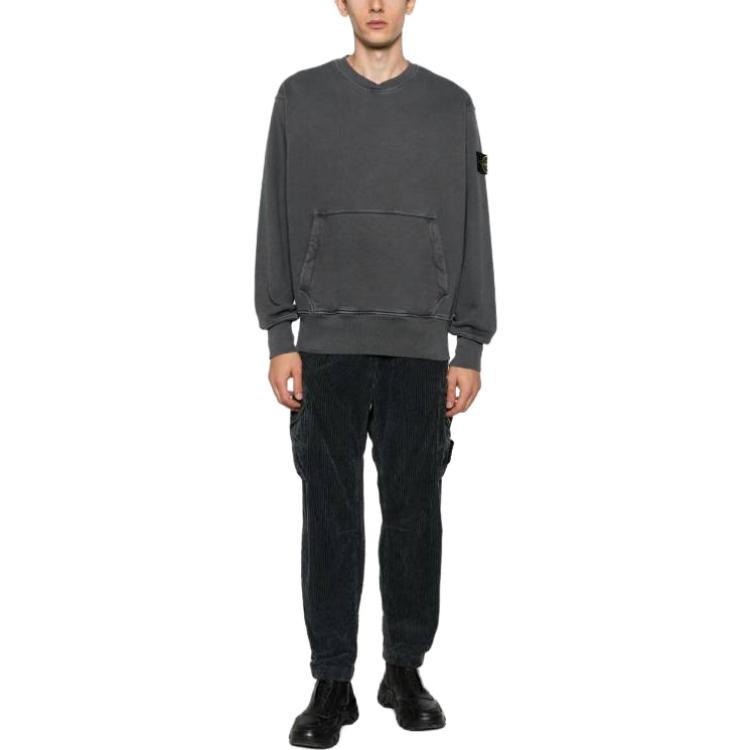 Толстовка мужская серая Stone Island, серый — фото 2