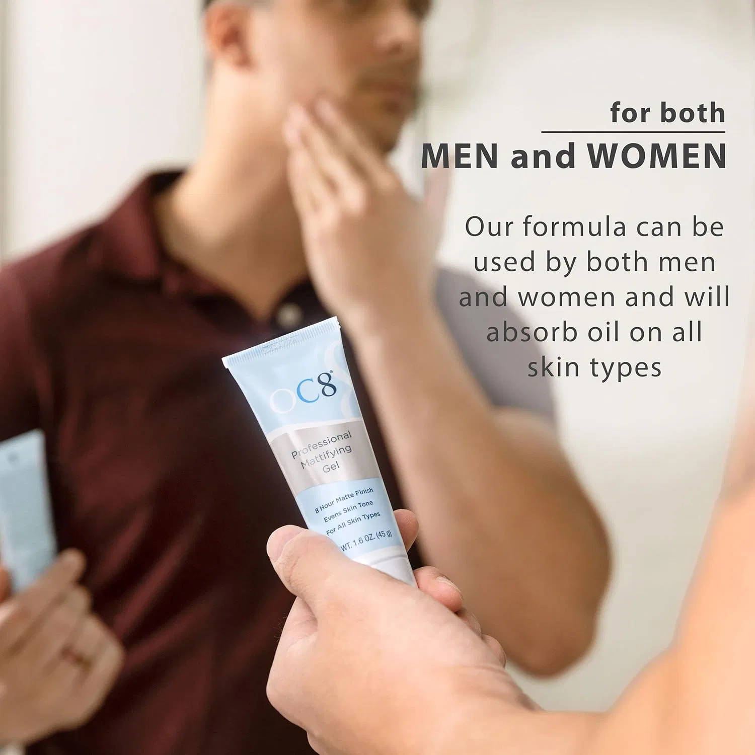 Гель для лица OC Eight Professional Mattifying Gel, матирующий, 45 г — фото 4
